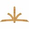 Ekena Millwork Davenport Rough Sawn Timber Gable Bracket, Western Red Cedar, 96"W x 52"H x 4"D x 6"F, 13/12 Pitch GBW096X52X0406DAV00RWR - alternate 1